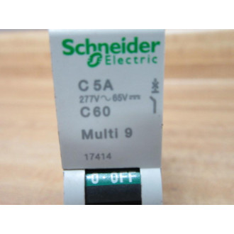 Merlin Gerin 17414 Square D 5A Circuit Breaker MG17414 Schneider - New No Box