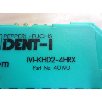 Pepperl + Fuchs IVI-KHD2-4HRX Controller 40190 Missing Cover - Used