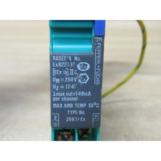 Pepperl + Fuchs Z667EX Relay 822097 - Used