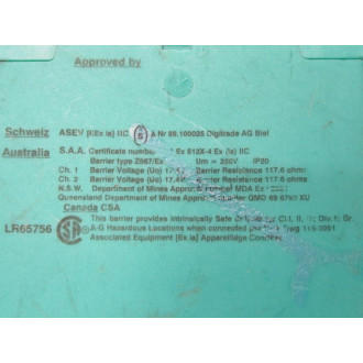 Pepperl + Fuchs Z667EX Relay 822097 - Used