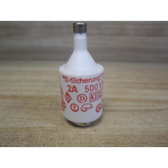 Kema Keur 2A 500V 'D-Sicherung' Fuse - New No Box