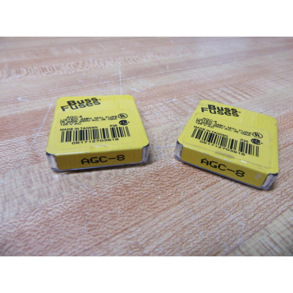 Buss AGC-8 Bussmann Fuse Cross Ref 4XH48 Fine Wire Element (Pack of 10)