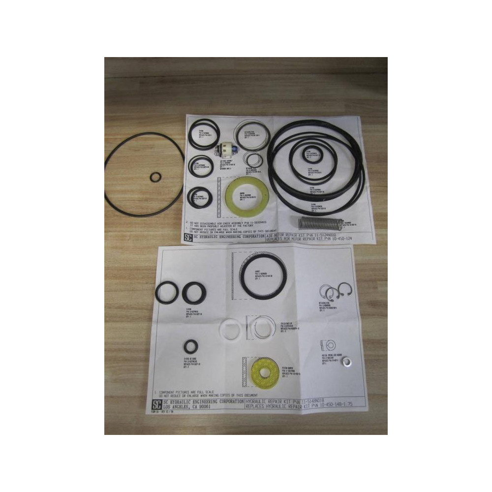 SC 11-5124N000 115124N000 Air Motor Repair Kit 10-450-124