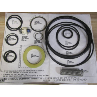 SC 11-5124N000 115124N000 Air Motor Repair Kit 10-450-124