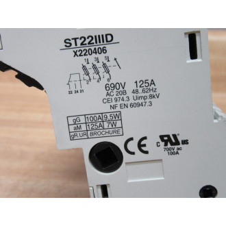 Mersen X220406 Fuse Block - Used