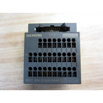 Siemens 6ES7 924-0CA00-0AA0 Terminal Block 6ES79240CA000AA0 - Used