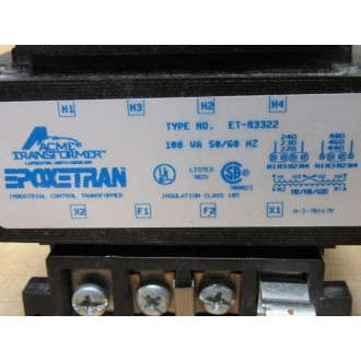 Acme Transformer ET-83322 Transformer ET83322 - New No Box