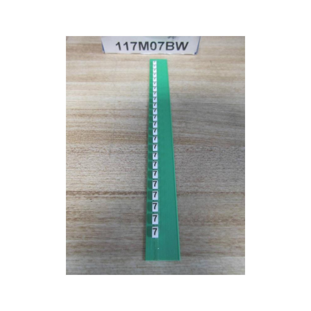 Grafoplast 117M07BW Label 7 (Pack of 19)