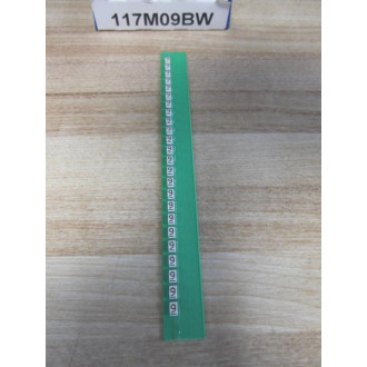 Grafoplast 117M09BW Strips "9" (Pack of 22) - New No Box