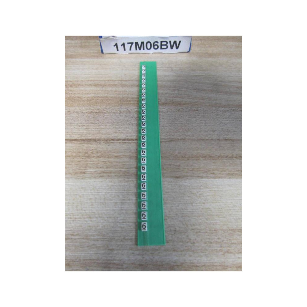 Grafoplast 117M06BW Label 6 (Pack of 18) - New No Box