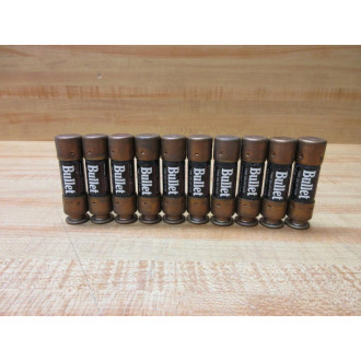 Edison ECNR5 Bullet Fuse Cross Ref 12W258 (Pack of 5) - New No Box