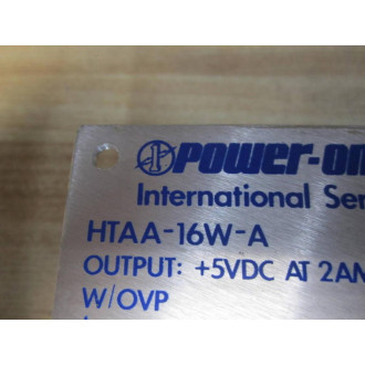 Power One HTAA-16W-A Power Supply HTAA16WA WWires - Used