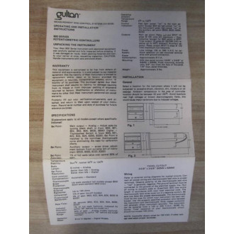 West Instrument 800M Mounting Box For Controller Model 800M