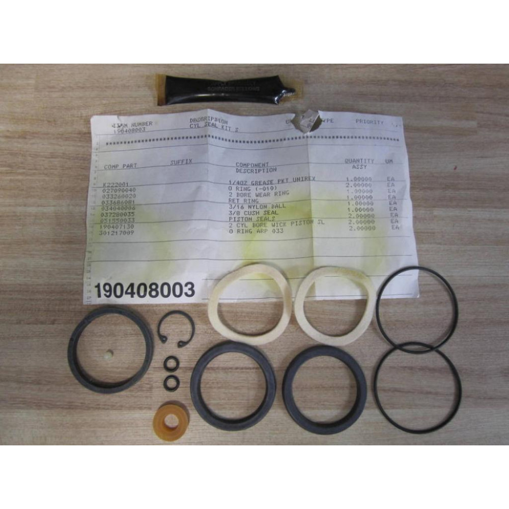 Schrader Bellows 190408003 Cylinder Kit - New No Box