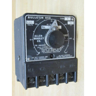 Allen Bradley 850-A Timer 850A Type A - Used