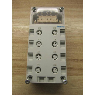 Festo CPX-AB-8-M8 195706 Manifold Block CPXAB8M8 - Used