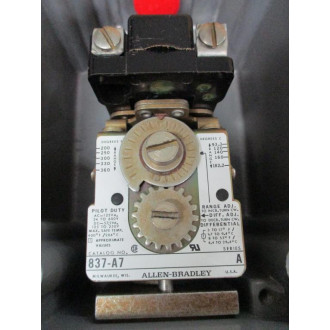 Allen Bradey 837-A7J Temperature Control Switch 837A7J - New No Box