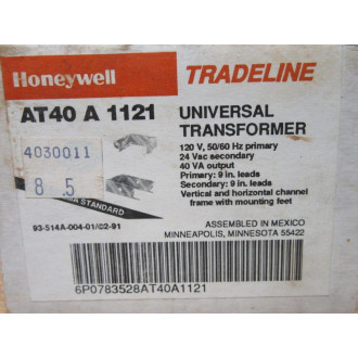 Honeywell AT40-A-1121 Universal Transformer AT40A1121