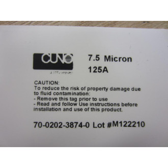 Cuno 70-0202-3874-0 Bag 70020238740 (Pack of 10)