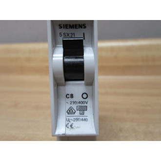 Siemens 5SX21 C8 Circuit Breaker 5SX21C8 - New No Box
