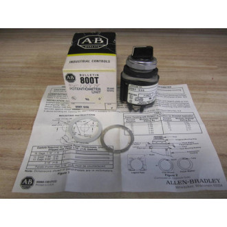 Allen Bradley 800T-U46 Potentiometer Unit 800TU46 Ser. P