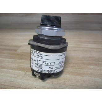 Allen Bradley 800T-U46 Potentiometer Unit 800TU46 Ser. P