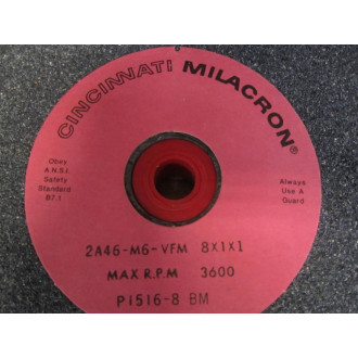 Cincinnati Milacron 2A46-M6-VFM 8" Grinding Wheel 2A46M6VFM - New No Box