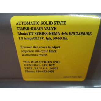 PSB Industries ET Series Solid State Timer - New No Box