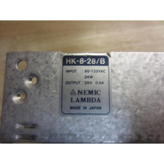 Nemic Lambda HK-8-28B Power Supply Input HK828B - New No Box