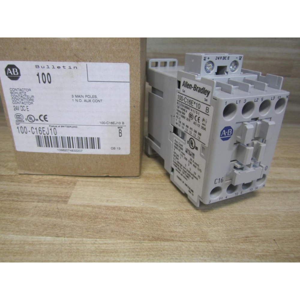 Allen Bradley 100-C16EJ10 Contactor 100C16EJ10