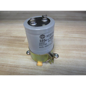 Hitachi HCGF2A Capacitor 680MFD 400VDC WClamp - New No Box