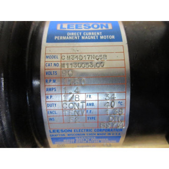 Leeson M1130053.00 Gear Motor M113005300 - Used