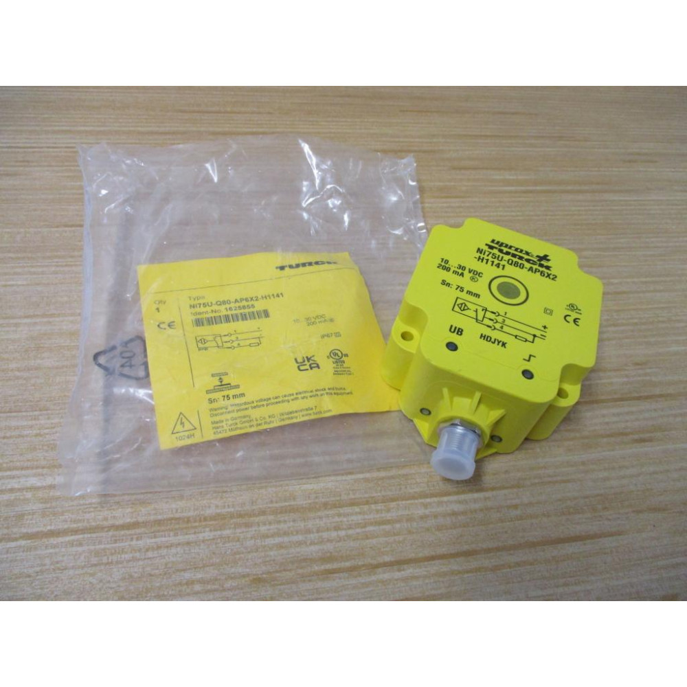Turck Ni75U-Q80-AP6X2-H1141 Uprox Sensor 1625855