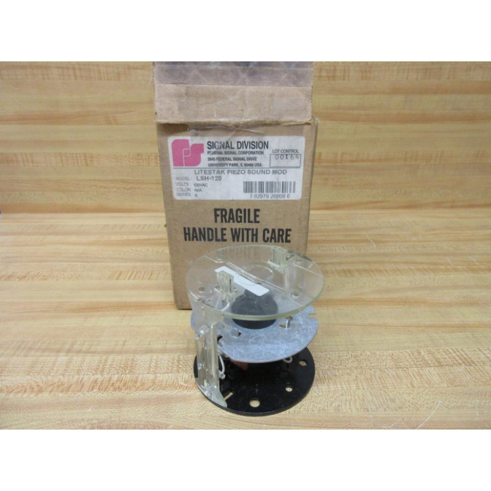 Federal Signal LSH-120 Litestak Piezoelectric Sound Module LSH120 WO Housing