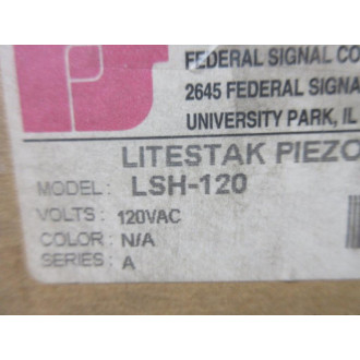 Federal Signal LSH-120 Litestak Piezoelectric Sound Module LSH120 WO Housing