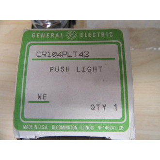 General Electric CR104PLT43R Push Button Switch