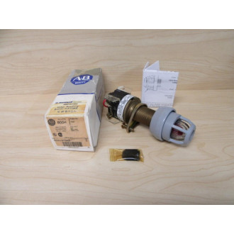 Allen Bradley 800H-QPT24 Pilot Light Red
