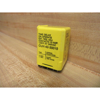 Potter & Brumfield CUH-42-30010 Time Delay Relay CUH4230010 Chipped - Used