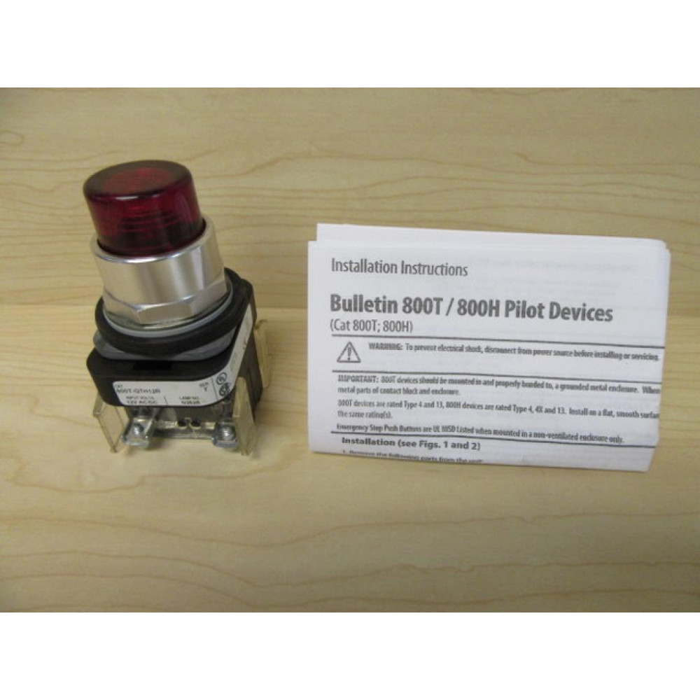 Allen Bradley 800T-QTH12R Push Button Switch - New No Box