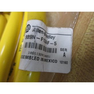 Allen Bradley 889-F12AF-5 Single Ended Cordset 889NF12AF5