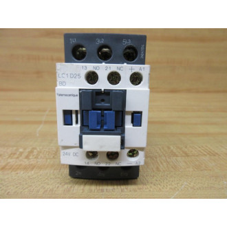 Telemecanique LC1-D25BD Schneider Contactor WO Cover, WO Diode Slot - Used