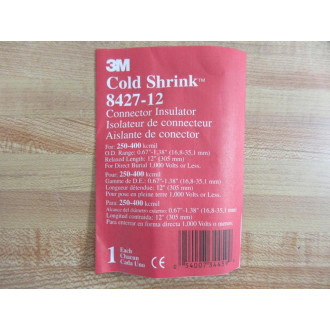 3M 8427-12 Shrink Tubing 842712 - New No Box