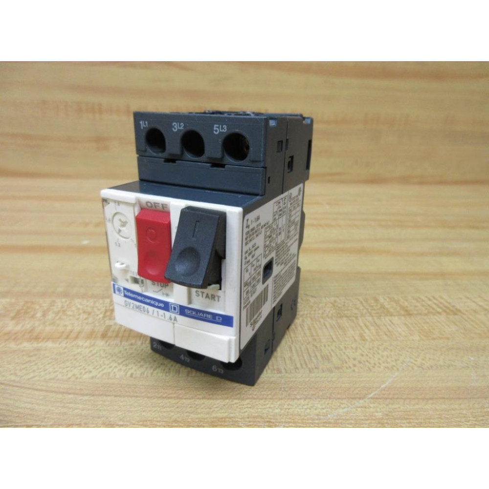Telemecanique GV2ME061-1.6A Square D Motor Starter GV2ME06116A - New No Box