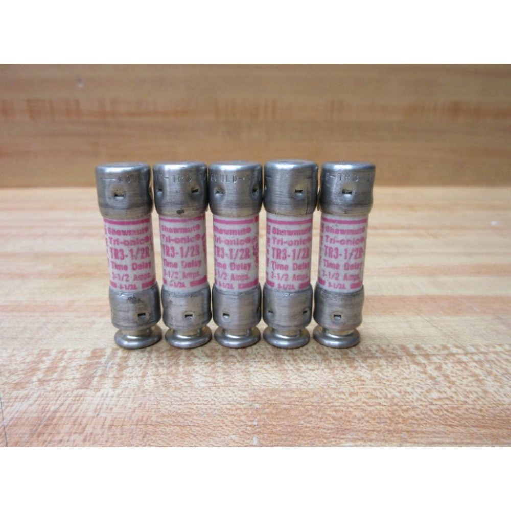 Gould Shawmut Ferraz TR3-12R Trionic Fuse Cross Ref 4TCN8 (Pack of 5) - New No Box