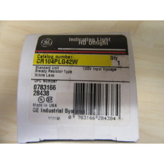 General Electric CR104PLG42W Pilot Light EMPTY BOX ONLY!!