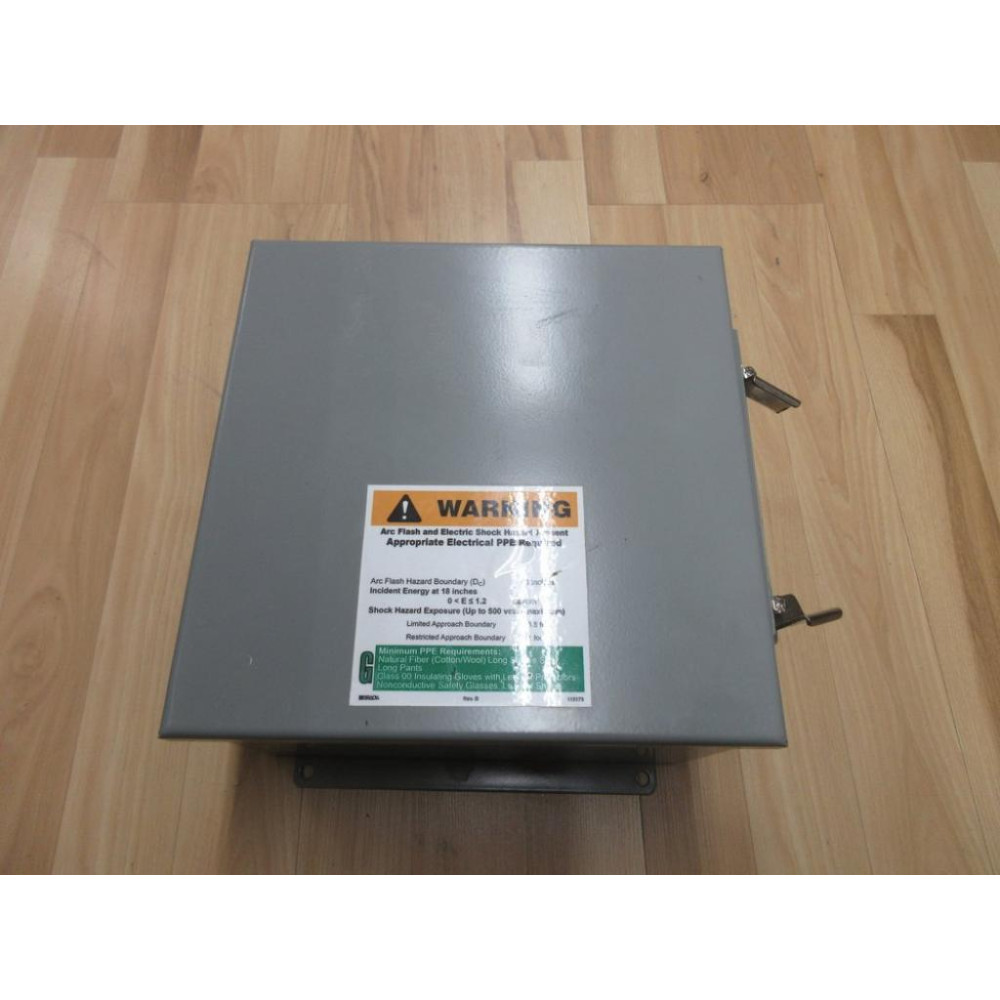 Saginaw Control & Engineering SCE-10106CHNF Electrical Enclosure SCE10106CHNF W 2x Cable Glands - Used