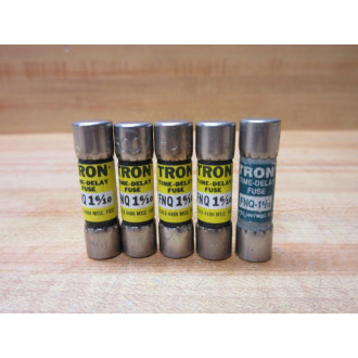 Buss FNQ-1-610 Bussmann Fuse Cross Ref 4XC49 (Pack of 5) - Used