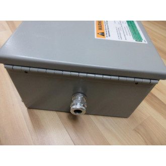 Saginaw Control & Engineering SCE-10106CHNF Electrical Enclosure SCE10106CHNF W 2x Cable Glands - Used