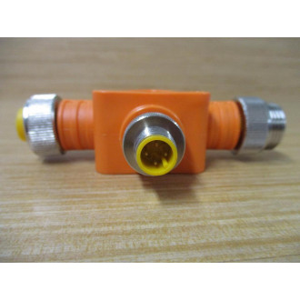 Turck XMT-RSM 40-RKM 40-FSM 4CS16601 Tee Connector 100021764 - New No Box