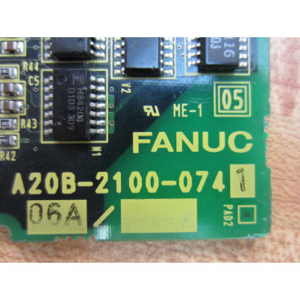 Fanuc A20B-2100-0741 Control Board 2 A20B-2100-074106A - Parts Only